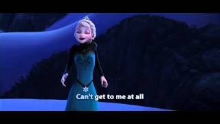 Disney Frozen  Let It Go Song with Lyrics [upl. by Lang]