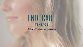 Nuevo ENDOCARE TENSAGE Alta Potencia Sérum [upl. by Eslud]