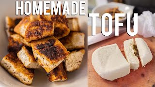 HOMEMADE FIRM TOFU SO EASY [upl. by Reneta]