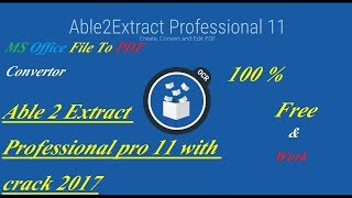 Able 2 Extract Professional pro 11 with crack 2017 [upl. by Arza26]