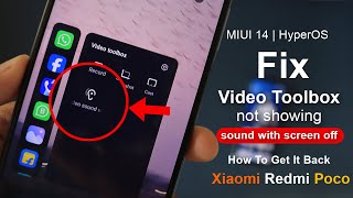 Fix Video Toolbox Not Showing Sound With Screen Off  Play Video Sound With Screen Off Not Working [upl. by Redienhcs]