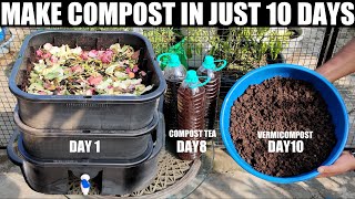 How To Make Compost  IN 10 DAYS [upl. by Clayberg]