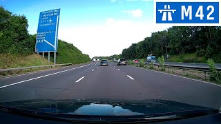 M42 Motorway J2 A441 Hopwood Park to J3 A435 Portway Island [upl. by Nowaj56]