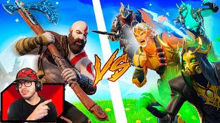 Can I Beat EVERY God in Fortnite Challenge [upl. by Heiskell]