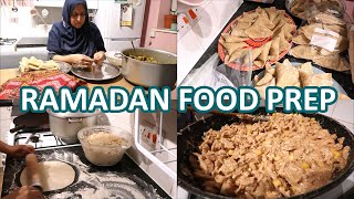 Ramadan Food Preparation 2024  Samosas Spring Rolls amp Kebabs  Bulk Ramadan Prep [upl. by Ardnohsal]