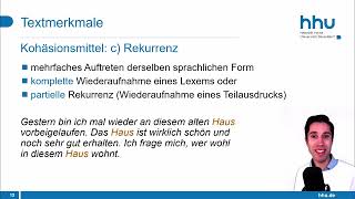 Textlinguistik  Einführung in die Germanistische Sprachwissenschaft [upl. by Gerry903]