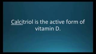 How to pronounce calcitriol Rocaltrol Memorizing Pharmacology Flashcard [upl. by Ardekan425]