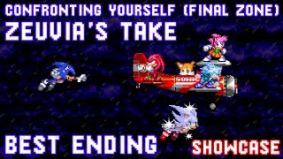 SonicEXE Confronting Yourself Final Zone Zeuvias Take Mod Showcase  Best Ending  FNF [upl. by Zilla]