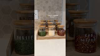 Organize my kitchen with me 🧂✨ organization organize kitchen kitchentips home [upl. by Aicinod]