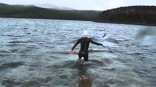 Celtman Race Preparation  Cold Water Swim [upl. by Idona]