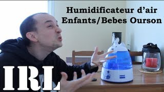 IRL Humidificateur dAir EnfantsBébés Ourson Bleu [upl. by Ik190]