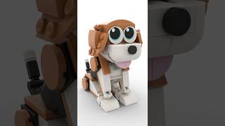 Lego Adorable Dog StopMotion Build [upl. by Eeroc]