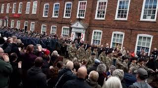 Newark Town Remembrance Day Parade Attended ♥ With Large Crowd 11am 10th November 2024 [upl. by Aicsila]