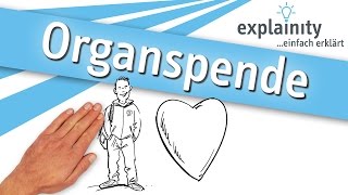 Organspende einfach erklärt explainity® Erklärvideo [upl. by Alicec]