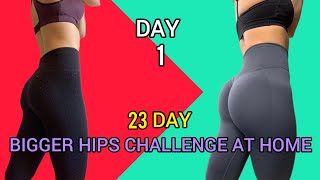 THICKER HIPS WORKOUT AT HOME AT 23 DAY PART 10 DAY 1 [upl. by Gnik]