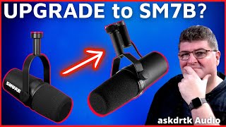 Shure MV7X vs SM7B  Should You Upgrade [upl. by Aicinet]