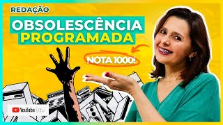 Tema de Redação A expansão da obsolescência programada [upl. by Earazed463]