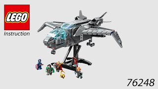 LEGO Instruction  Marvel  76248  The Avengers Quinjet [upl. by Clementis323]