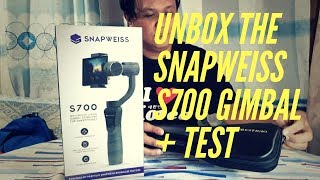 JAPRIL unbox PrestigioSnapweiss s700 3axis Gimbal stabilizer from Kimstore  Bisaya Philippines [upl. by Atnes103]