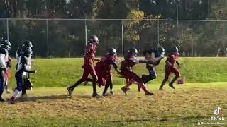 Beltsville Bulls VS CampSprings JR touchdown Run dmvyouthfootball pgbgc youthfootball [upl. by Aduh]