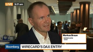 Wirecard CEO on DAX Entry Growth Drivers Company Outlook [upl. by Bowes]