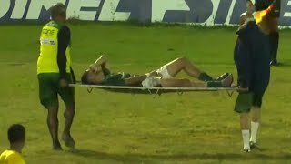 Soccer Nutshot Brazilian League U20 Porto Vitoria vs Nova Venecia 19072023 Kick in the nuts [upl. by Hametaf906]