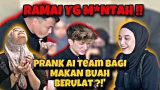 PRANK AI TEAM STRAWBERRY BERULAT  SEMUA MUNT4H [upl. by Nikral]