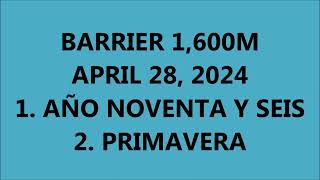 ANO NOVENTA Y SEIS  PRIMEVERA BARRIER 1600M [upl. by Cavan]