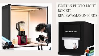 FOSITAN Photo Light Box Kit reviewamazon finds [upl. by Cower]