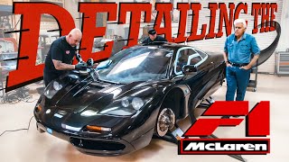 Detailing a 20 Million Car Jay Lenos McLaren F1  Jay Lenos Garage [upl. by Beata576]