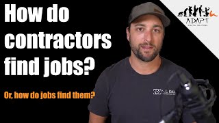 How Do Contractors Find Jobs Explained [upl. by Aisanat227]