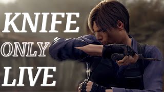 Resident Evil 4 REMAKE Knife Only Hardcore [upl. by Wane]