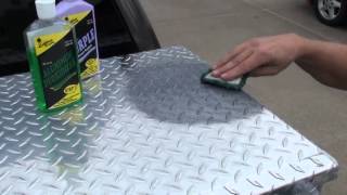 How to Polish Diamond Plate the Easy Way by Hand 1 [upl. by Ahsito]