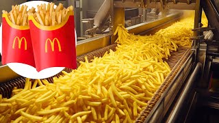 How MCDONALDS Fries Are Made [upl. by Llerehc]