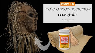 scary DIY scarecrow mask [upl. by Howlan]