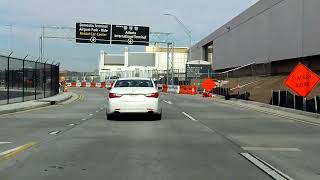 HartsfieldJackson Atlanta International Airport Access Road Tour Domestic Terminal Part 44 [upl. by Shel508]