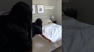 How to fold a fitted sheet [upl. by Anidnamra]