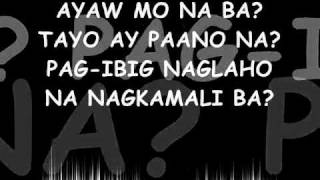 Isa Pang Pagkakataon by Tuglaks and Sparro Lyrics [upl. by Sylvie]