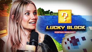 Il est tôt on est tous fatigués on discute tranquille puis test du mod Lucky Bloc  Minecraft [upl. by Eninaej]