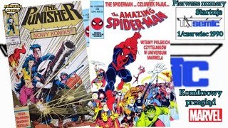 Czerwiec 1990 debiut TMSemic Punisher nr1 SpiderMan nr1 Marvel 11990 pierwsze komiksy w Polsce [upl. by Lidia]