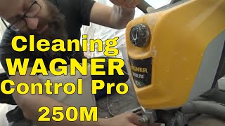 Cleaning Wagner Control Pro 250M Airless Paintspray System HEA [upl. by Uol]