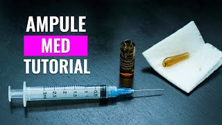 Ampoule Tutorial  How to open a glass ampule [upl. by Randal]