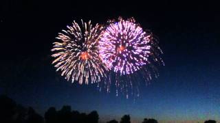 Canada Day 2012 fireworks shows in Sarnia Bay Marina [upl. by Yllod163]