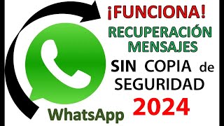 Cómo LEER LOS MENSAJES ELIMINADOS DE WHATSAPP ▷ CON Y SIN APLICACIONES [upl. by Piks416]