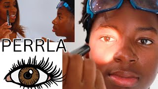 PERRLA  Eye Assessment  Health Assessment  NCLEX Prep  HeadtoToe Assessment [upl. by Zzahc]