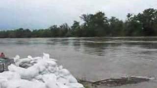 Flooding in Eddyville Iowa June 15 2008 [upl. by Ahsaenat523]