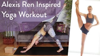 25 Minute Alexis Ren Inspired Yoga Workout  ALL LEVELS [upl. by Mansfield]