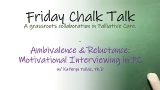 Ambivalence amp Reluctance Motivational Interviewing in PC [upl. by Ginsburg]