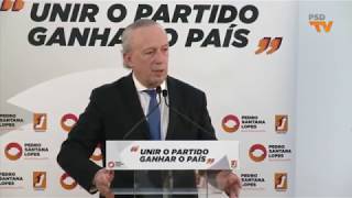 Eleições Diretas PSD  Declarações de Pedro Santana Lopes [upl. by Regina942]