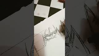 How to Draw Sasuke Uchihas Eye Sharingan Tutorial [upl. by Ettenuj348]